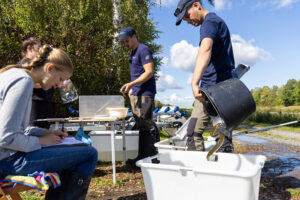 Fischereibiologen, Anglerverband Niedersachsen, Elbe-Seitekanal, Fischbestand, Untersuchung, Fischbestandserhebung