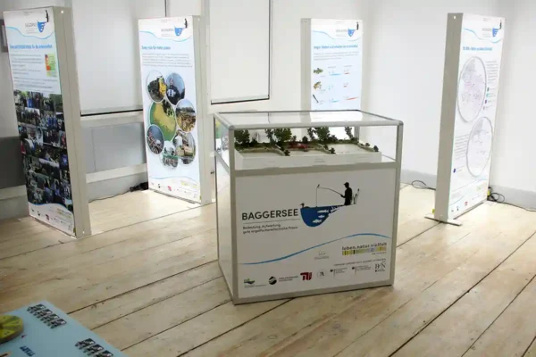 Baggersee-Forschung anschaulich vermittelt © Biosphaerium