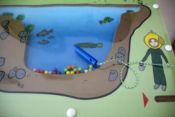 Werde Unterwassergärtnerin - eine der interaktiven Stationen für Kinder © Biosphaerium